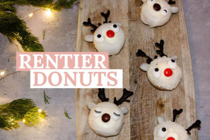 Rentier Donuts aus dem Donutmaker